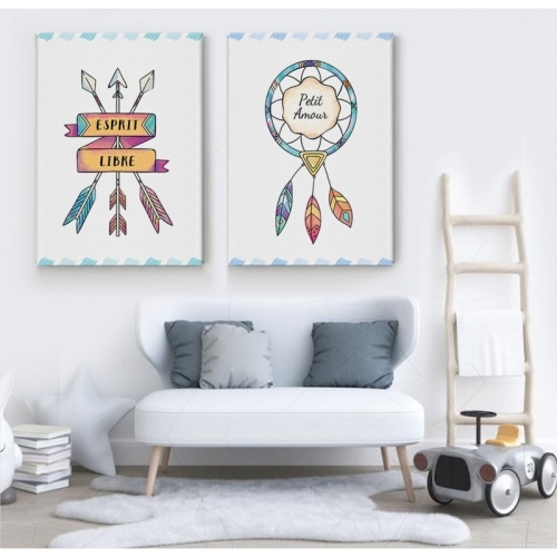 2 sets of Esprit Libre Petit Amour -  Home - SWEET MURALE