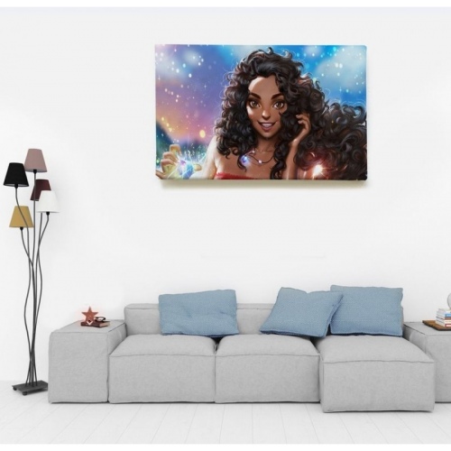 Curly brunette  - SWEET MURALE