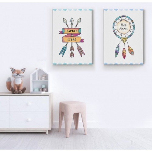 2 sets of Esprit Libre Petit Amour -  Home - SWEET MURALE