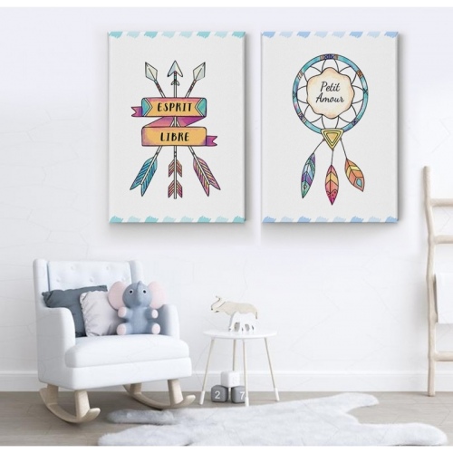 2 sets of Esprit Libre Petit Amour -  Home - SWEET MURALE