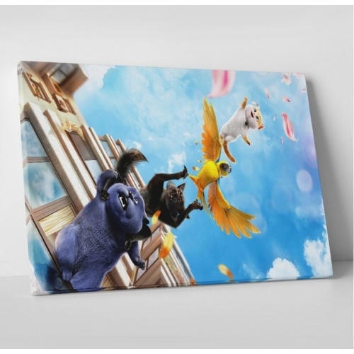 dessins animés Oscar et le monde des chats  - SWEET MURALE