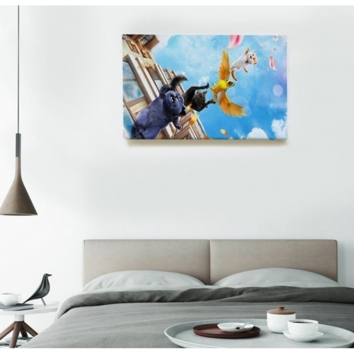 dessins animés Oscar et le monde des chats  - SWEET MURALE