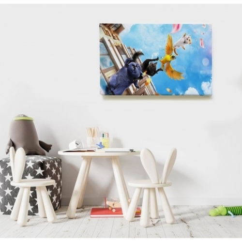 dessins animés Oscar et le monde des chats  - SWEET MURALE