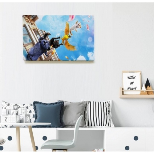 dessins animés Oscar et le monde des chats  - SWEET MURALE