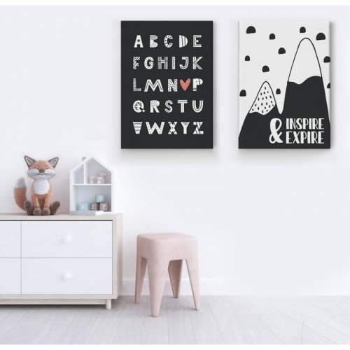 2 sets Inspire and Expire Alphabet -  Home - SWEET MURALE