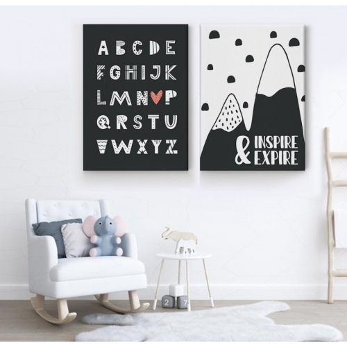 2 sets Inspire and Expire Alphabet -  Home - SWEET MURALE