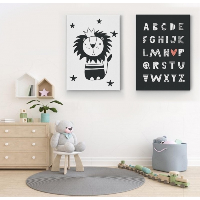 2 Lion and Alphabet sets -  Home - SWEET MURALE