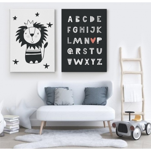 2 Lion and Alphabet sets -  Home - SWEET MURALE