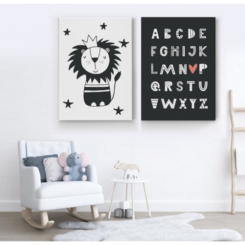 2 Lion and Alphabet sets -  Home - SWEET MURALE