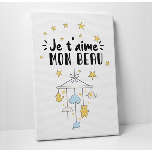 I love you my beau -  Illustrations - SWEET MURALE