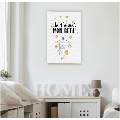 I love you my beau -  Illustrations - SWEET MURALE