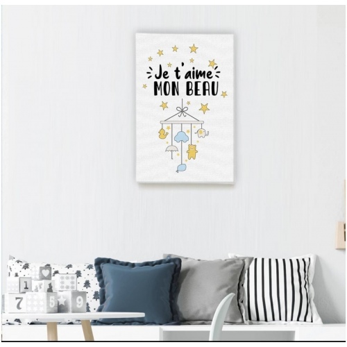 I love you my beau -  Illustrations - SWEET MURALE