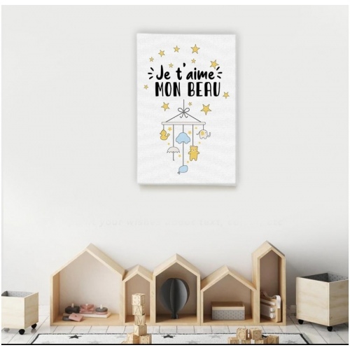 I love you my beau -  Illustrations - SWEET MURALE