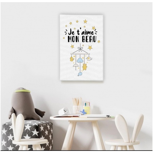 I love you my beau -  Illustrations - SWEET MURALE