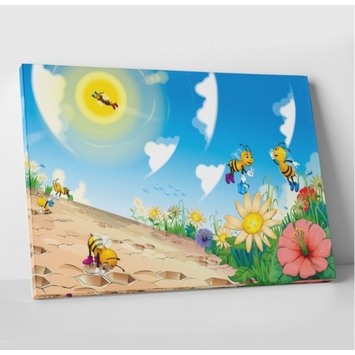 Jersey de coton et Maya l'abeille  - SWEET MURALE