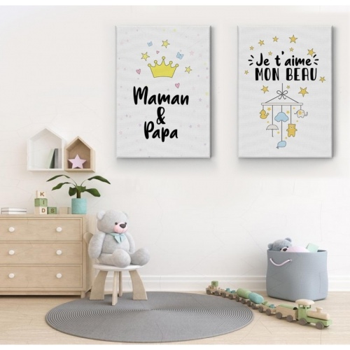 2 sets Mom and Dad -  Home - SWEET MURALE