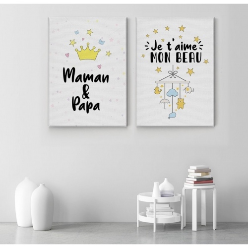 2 sets Mom and Dad -  Home - SWEET MURALE