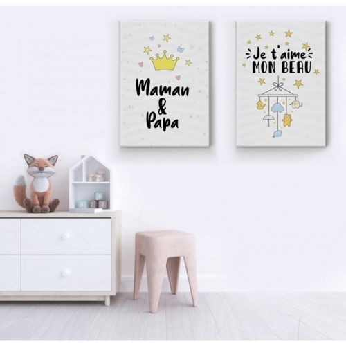 2 sets Mom and Dad -  Home - SWEET MURALE