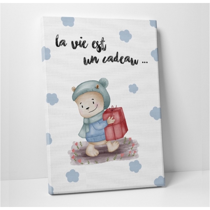 La vie est un cadeau -  Illustrations - SWEET MURALE