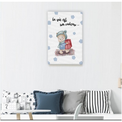 La vie est un cadeau -  Illustrations - SWEET MURALE