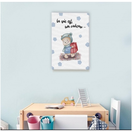 La vie est un cadeau -  Illustrations - SWEET MURALE