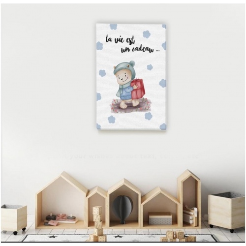 La vie est un cadeau -  Illustrations - SWEET MURALE