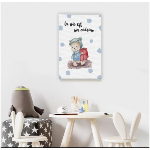 La vie est un cadeau -  Illustrations - SWEET MURALE