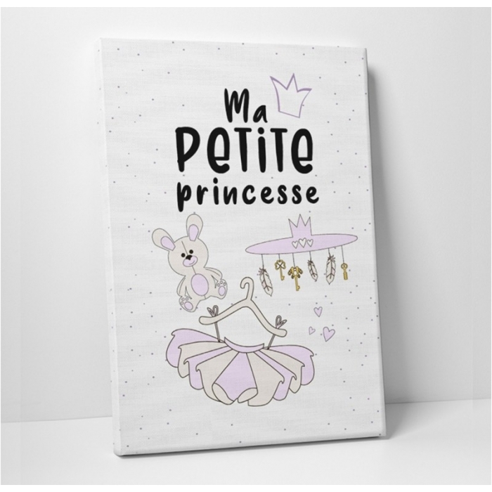 My little purple princess -  Illustrations - SWEET MURALE