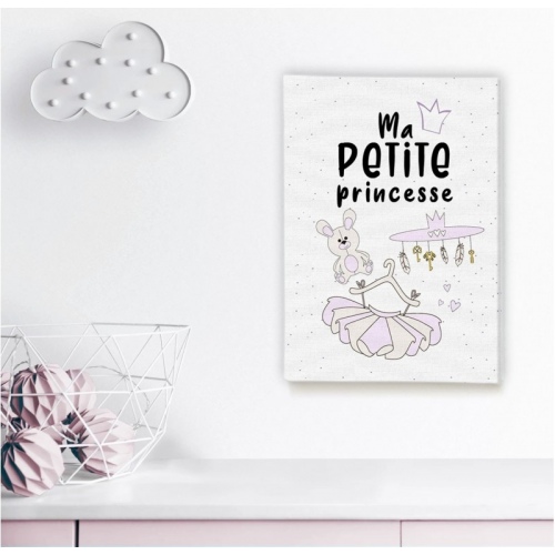 My little purple princess -  Illustrations - SWEET MURALE