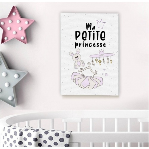 My little purple princess -  Illustrations - SWEET MURALE