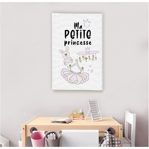 My little purple princess -  Illustrations - SWEET MURALE