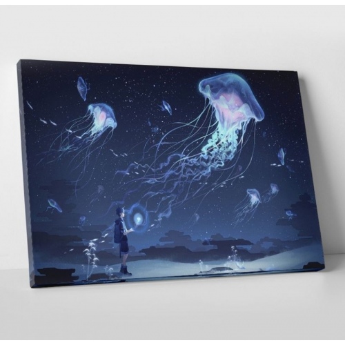 Méduses dans les airs  - SWEET MURALE