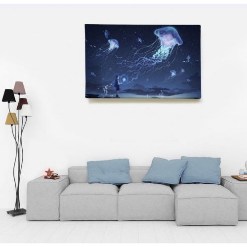 Méduses dans les airs  - SWEET MURALE