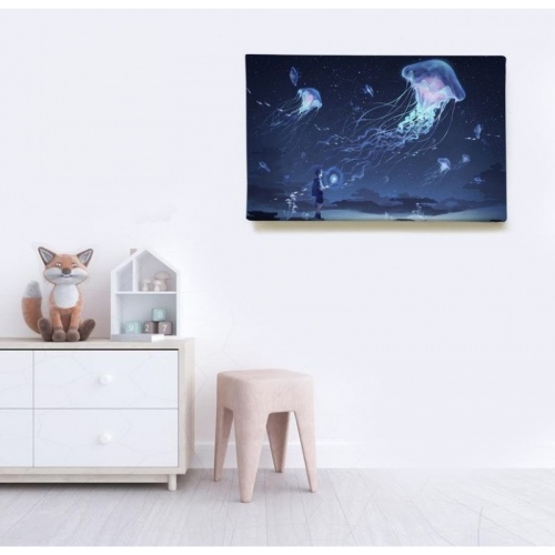 Méduses dans les airs  - SWEET MURALE