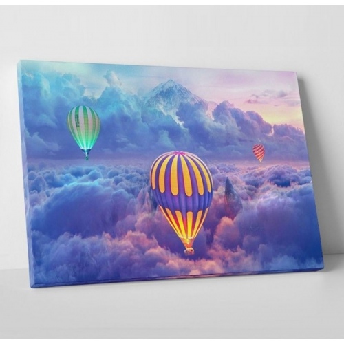 Montgolfières colorées  - SWEET MURALE