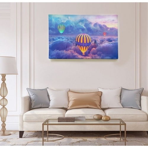 Montgolfières colorées  - SWEET MURALE