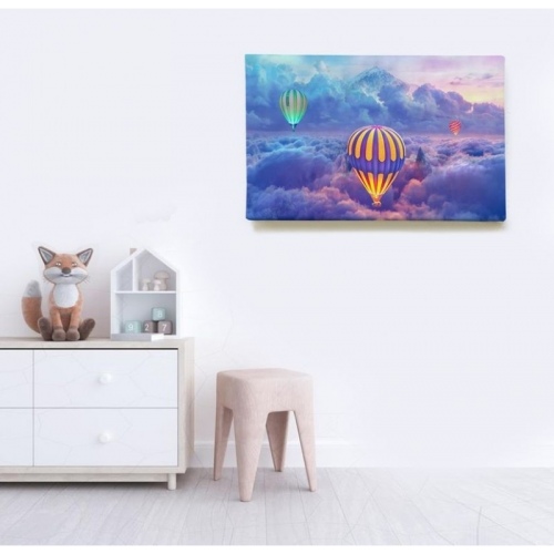 Montgolfières colorées  - SWEET MURALE