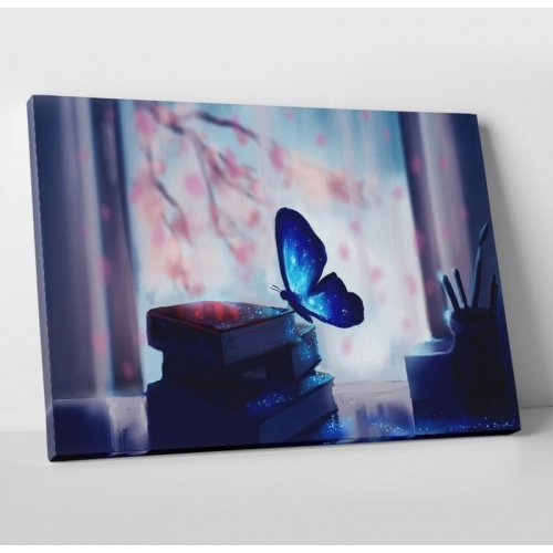 Papillon bleu  - SWEET MURALE