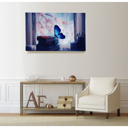 Papillon bleu  - SWEET MURALE