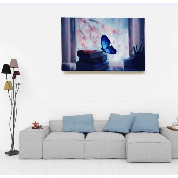 Papillon bleu  - SWEET MURALE