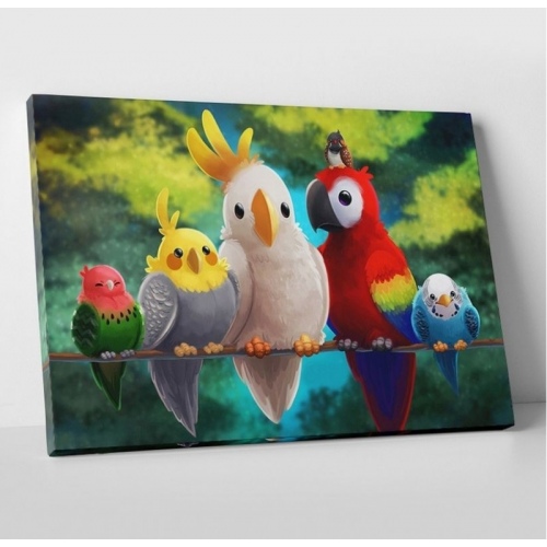 Perroquets  - SWEET MURALE