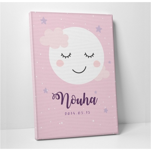 personalized Little moon -  Illustrations - SWEET MURALE