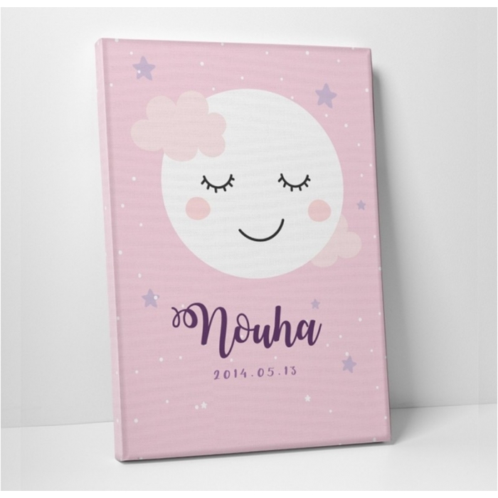 personalized Little moon -  Illustrations - SWEET MURALE