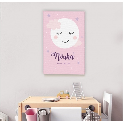 personalized Little moon -  Illustrations - SWEET MURALE