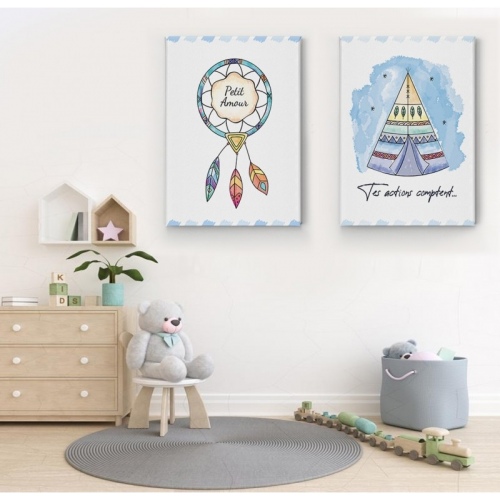 2 sets Petit Amour Your actions count -  Home - SWEET MURALE