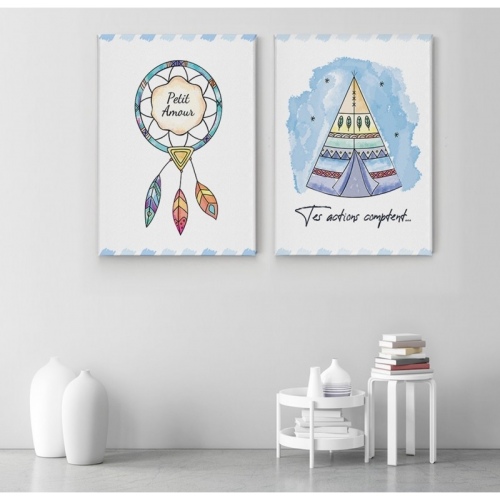 2 sets Petit Amour Your actions count -  Home - SWEET MURALE