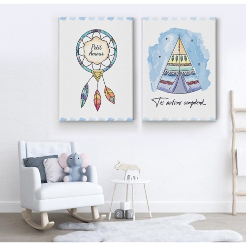 2 sets Petit Amour Your actions count -  Home - SWEET MURALE